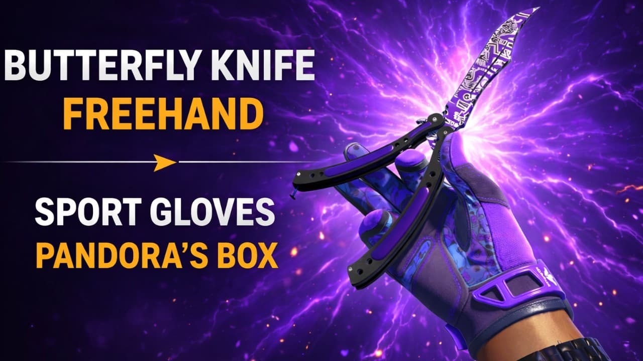 ★ Butterfly Knife | Freehand + ★ Sport Gloves | Pandora's Box